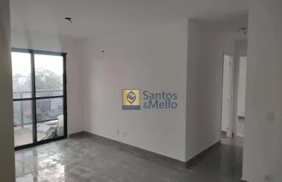 Apartamento com 2 dormitórios para alugar, 56 m² por r$ 3.290,91/mês - jardim - santo andré/sp