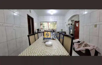 Casa com 3 dormitórios para alugar, 110 m² por r$ 3.200/mês - vila alzira - santo andré/sp