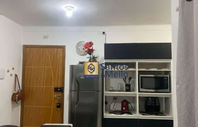 Apartamento com 2 dormitórios, 45 m² - venda por r$ 350.000,00 ou aluguel por r$ 1.800,01/mês - vila curuçá - santo andré/sp