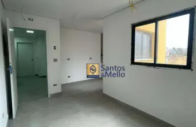 Cobertura com 2 dormitórios para alugar, 92 m² por r$ 2.800,00/mês - vila são pedro - santo andré/sp
