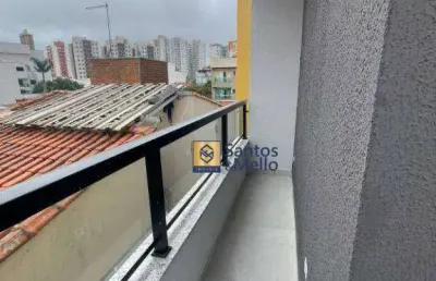Apartamento com 2 dormitórios para alugar, 48 m² por r$ 2.400,00/mês - vila são pedro - santo andré/sp