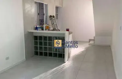 Casa com 2 dormitórios para alugar, 60 m² por r$ 2.300/mês - vila vitória - santo andré/sp