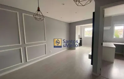 Apartamento com 2 dormitórios, 59 m² - venda por r$ 445.000,00 ou aluguel por r$ 3.150,00/mês - vila tibiriçá - santo andré/sp