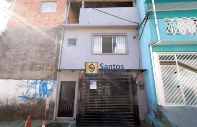 Casa com 2 dormitórios para alugar, 155 m² por r$ 1.800,00/mês - jardim alzira franco - santo andré/sp