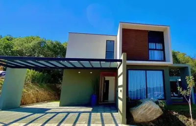 Lançamento-casa luxuosa em condomínio fechado em atibaia
