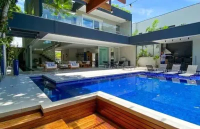 Belíssima casa em alto padrão na praia em riviera, 464m2 por r$ 8.700.000,00 - sp