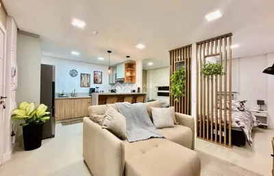 Apartamento com 1 quarto à venda na rua manoel severino de oliveira, 371, lagoa da conceição, florianópolis, 45 m2 por r$ 740.000
