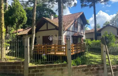 Casa com 4 quartos para alugar na rua joão leopoldo lied, 1000, planalto, gramado, 168 m2 por r$ 11.500