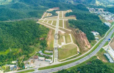 Terreno em condomínio fechado à venda na br 101, avenida marginal oeste, 333, várzea do ranchinho, camboriú por r$ 1.190.000