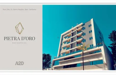 Apartamento com 2 quartos à venda na rua líbia, 20, nações, balneário camboriú por r$ 863.000