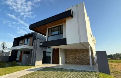Casa em condomínio fechado com 3 quartos à venda na avenida governador celso ramos, 18, jardim dourado, porto belo por r$ 5.700.000