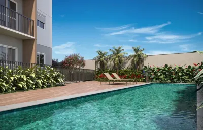 Vibra santo amaro - 2 dorm 37 à 41m2 c/sacada e opção de vaga