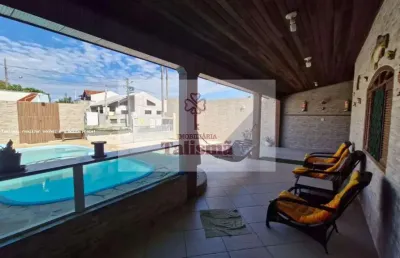 Casa para venda em pontal do paraná, praia de leste, 4 dormitórios, 2 banheiros, 2 vagas