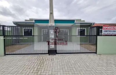 Casa para venda em pontal do paraná, santa terezinha, 3 dormitórios, 1 suíte, 1 banheiro, 2 vagas