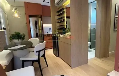 Apartamento com 2 dormitórios à venda, 39 m² por r$ 365.000,00 - centro - indaiatuba/sp