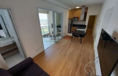 Apartamento com 1 dormitório para alugar, 55 m² por r$ 4.275,00/mês - vila homero - indaiatuba/sp