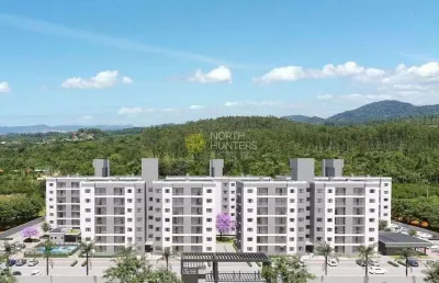 Apartamento com 56 m2 a 1500 m da praia de barra velha.