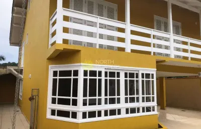 Lindo sobrado !!! , 4 dormitorios , com piscina, nova brasilia, joinville