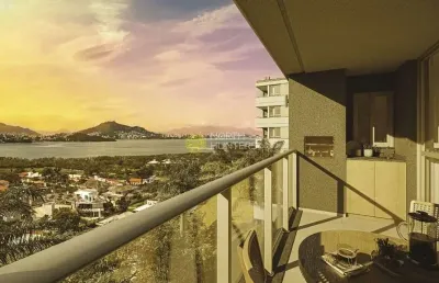 Apartamento com 3 dormitórios à venda, 109 m² - cacupé - florianópolis/sc