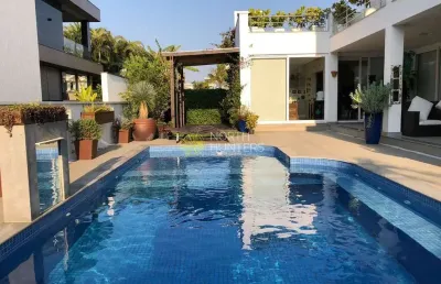 Casa com 4 dormitórios à venda e temporada, 450 m² - jurerê internacional - florianópolis/sc