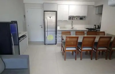 Apartamento com 2 dormitórios para alugar, 70 m² por r$ 1.700,00/dia - jurerê internacional - flori