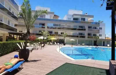 Apartamento com 3 dormitórios para alugar, 99 m² por r$ 2.200,00/dia - jurerê - florianópolis/sc