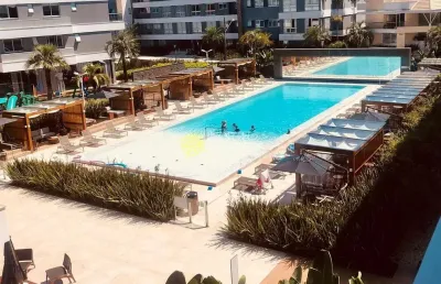 Apartamento com 3 dormitórios no quay luxury, 30 metros da praia, para alugar, 146 m² por r$ 2.000/