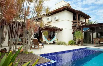 Casa com 4 dormitórios sendo 4 suítes, piscina para alugar, 350 m² por r$ 5.000/dia - jurerê intern