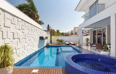 Casa com 7 dormitórios para alugar/diaria, 450 m² - jurerê internacional - florianópolis/sc