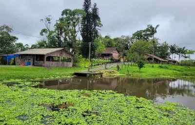 Chácara com 8 dormitórios à venda, 158900 m² por r$ 3.000.000,00 - vila nova - joinville/sc
