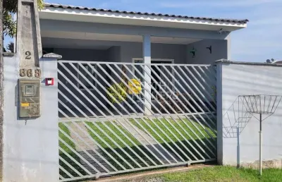 Casa geminada plana, com 1 suíte mais dois dormitórios e área  de festa à venda, vila nova, joinvil