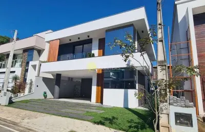 Casa à venda alto padrão em condomínio fechado no  vila nova, joinville, sc