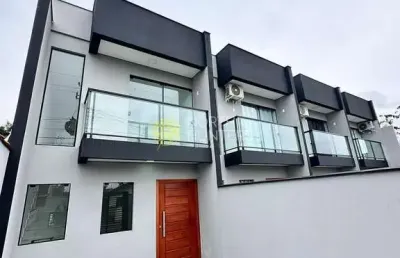 Casa geminada com duas suítes à venda, guanabara, joinville, sc