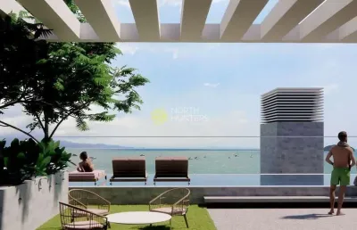 Lindo apartamento à venda, recem construido, 70 metros do mar de jurerê, florianópolis, sc