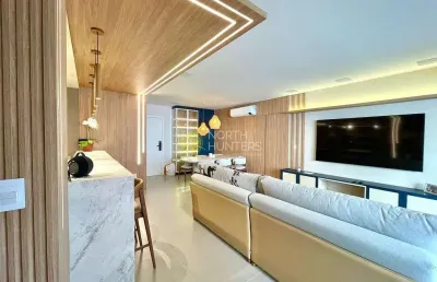 Lindo apartamento à venda, todo decorado e mobiliado, em jurerê, florianópolis, sc