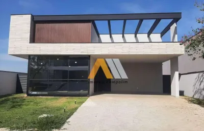 Casa térrea nova com 3 suítes - alphaville nova esplanada iii