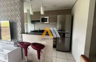 Apartamento com 2 dormitórios à venda, 53 m² por r$ 350.000 - parque morumbi - votorantim/sp