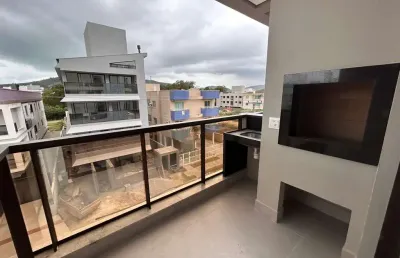 Apartamento frente rua 02 quartos mobiliado à venda no home club residencial oásis do atlântico na praia de palmas em governador celso ramos - santa catarina