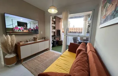 Apartamento próximo ao mar 3 quartos mobiliado à venda no residencial solar das caravelas na praia grande em governador celso ramos - santa catarina