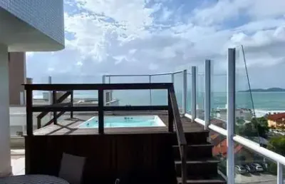 Apartamento cobertura duplex vista mar no residencial acropole em bombinhas/santa catarina.