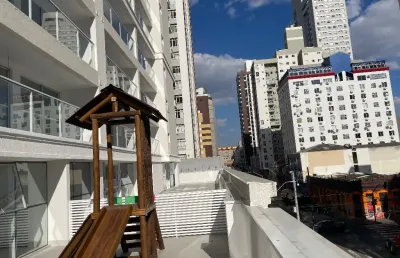 Stúdio andar alto no centro de curitiba com vista livre e privilegiada