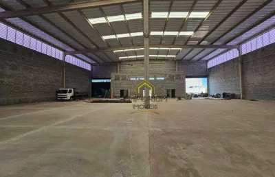 Galpão para alugar, 2000 m² por r$ 63.216,67/mês - portão - arujá/sp