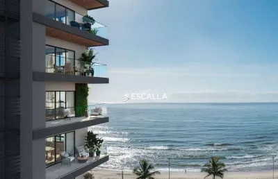 Exclusivos apartamentos a venda, a beira-mar na praia de tabuleiro em barra velha-sc