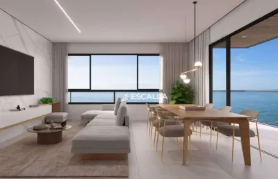 Exclusivos apartamentos a venda, a beira-mar na praia de tabuleiro em barra velha-sc