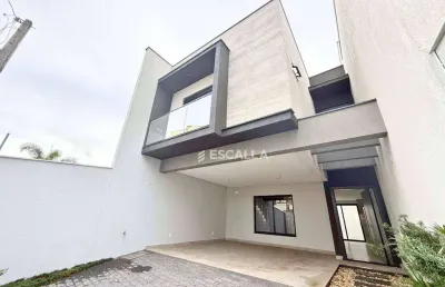 Sobrado de alto padrão à venda no bairro américa – joinville | 3 suítes, área gourmet e 150m² privativos