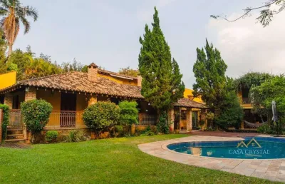 Casa com 4 dormitórios, 610 m² - venda por r$ 3.800.000,00 ou aluguel por r$ 20.000,00/mês - granja viana - vila vianna - cotia/sp