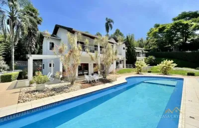 Casa à venda, 618 m² por r$ 3.500.000,00 - parque dom henrique - cotia/sp