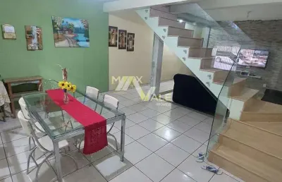 Sobrado com 3 dormitórios à venda, 119 m² por r$ 590.000 - residencial santa paula - jacareí/sp