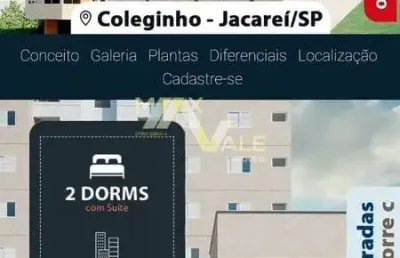 Apartamento com 2 dormitórios à venda, 69 m² por r$ 299.000 - jardim coleginho - jacareí/sp
