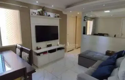 Apartamento com armários modulados à  venda no condomínio vila dos bandeirantes no jardim tatiana - votorantim/sp.